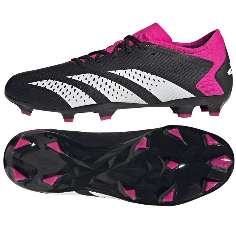 Adidas Predator Accuracy.3 L Fg M GW4602 focicipő fekete fekete