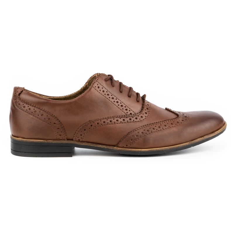 Olivier Bőr formális cipő Brogues 306GT barna Olivier Bőr formális cipő Brogues 306GT barna