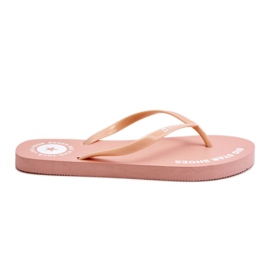 Kényelmes Big Star Flip Flop LL274802 Nude rózsaszín