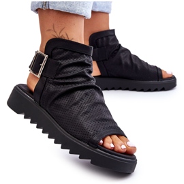 BM Adonis női bokacipő szandál fekete