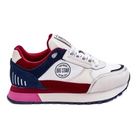 Sneakers Memory Foam System Big Star LL274369 fehér-piros