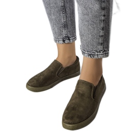 Zöld, öko-velúr tornacipő a Leroy-tól Zöld, öko-velúr tornacipő a Leroy-tól