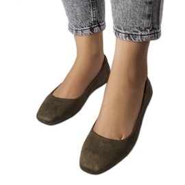 Jules zöld öko-velúr balettlakások