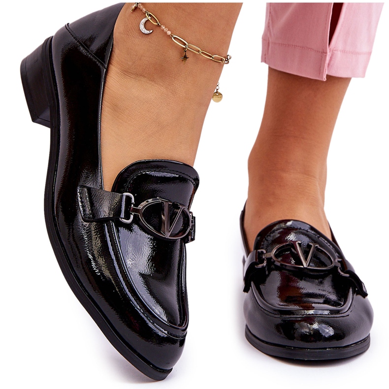 Vinceza Fekete Marra Patent lapos sarkú naplopók