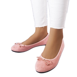 BM Rózsaszín balerinák Chandonnet masnival BM Rózsaszín balerinák Chandonnet masnival