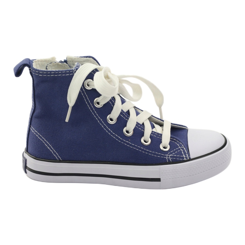 American Club Gyerek cipők a kék amerikai cipzáron