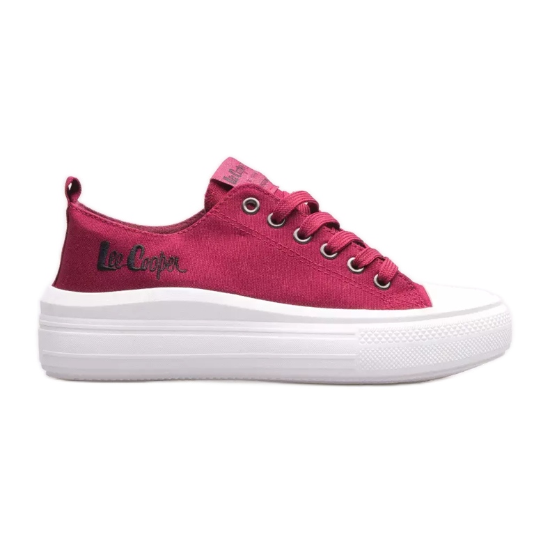 Lee Cooper LCW-23-44-1625L női tornacipő piros