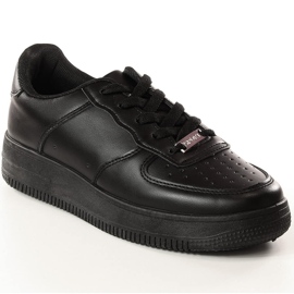 Fekete női sportcipő Potocki 16002 Fekete női sportcipő Potocki 16002