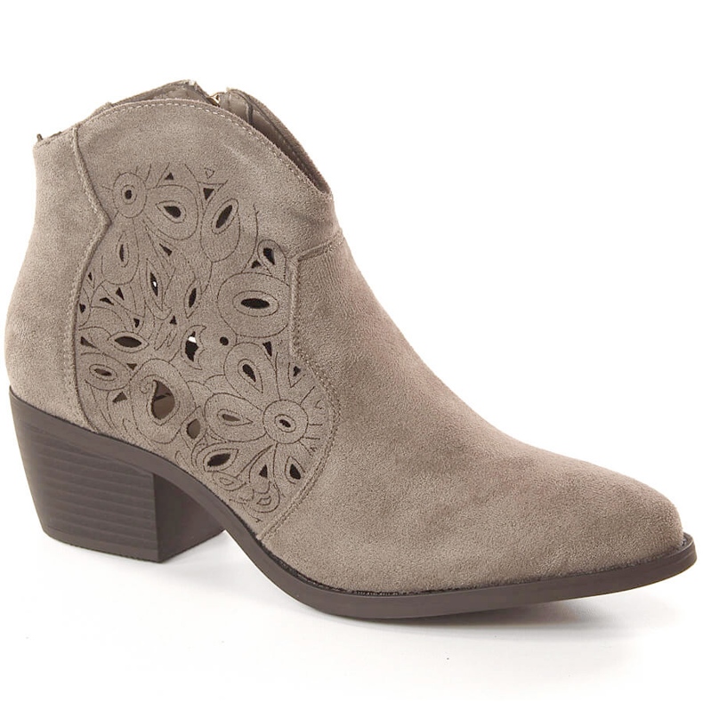 Női áttört velúr cowboy csizma szürke Jezzi RMR1921-42 Női áttört velúr cowboy csizma szürke Jezzi RMR1921-42