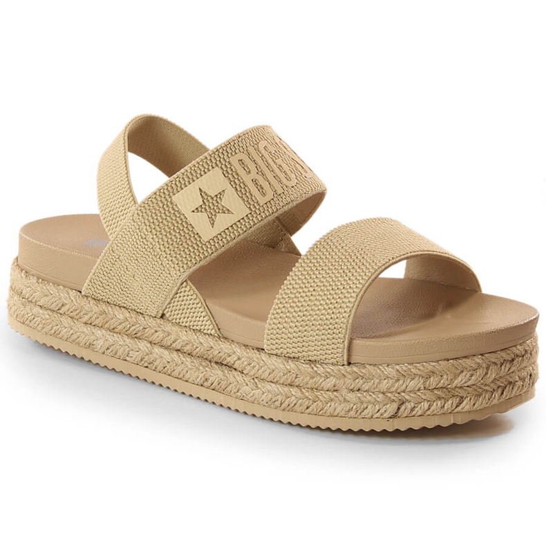 Női bebújós espadrillák bézs Big Star LL274858