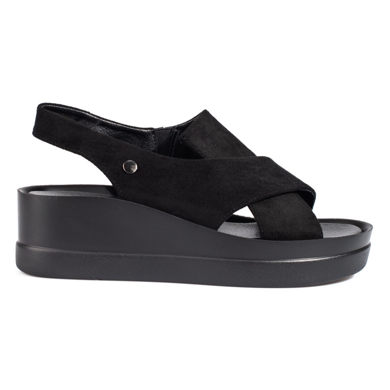 Női Shelovet fekete ékszandál