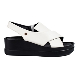 Női Shelovet ékszandál fehér