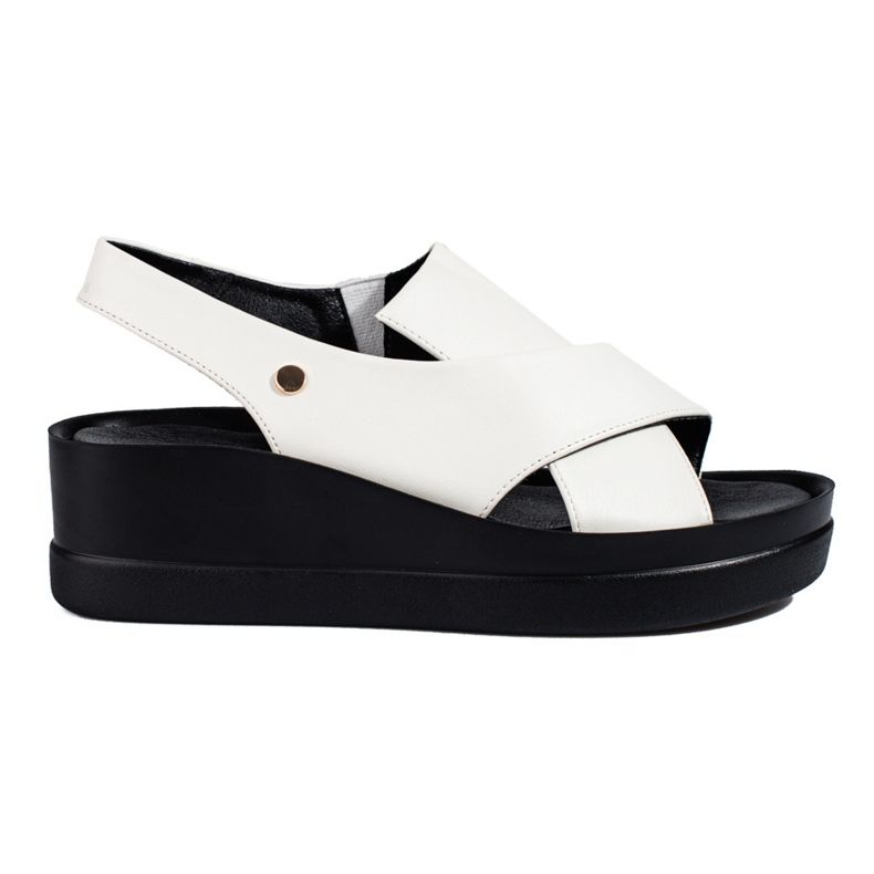 Női Shelovet ékszandál fehér