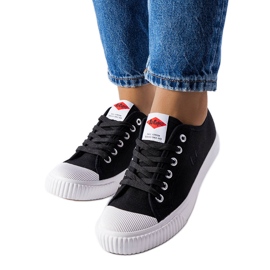 Lee Cooper LCW-23-44-1644L fekete tornacipő