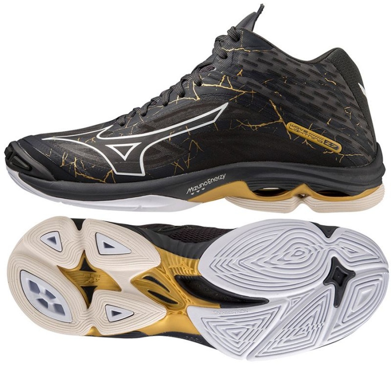 Cipők Mizuno Wave Lighting Z7 Mid M V1GA225041 fekete fekete
