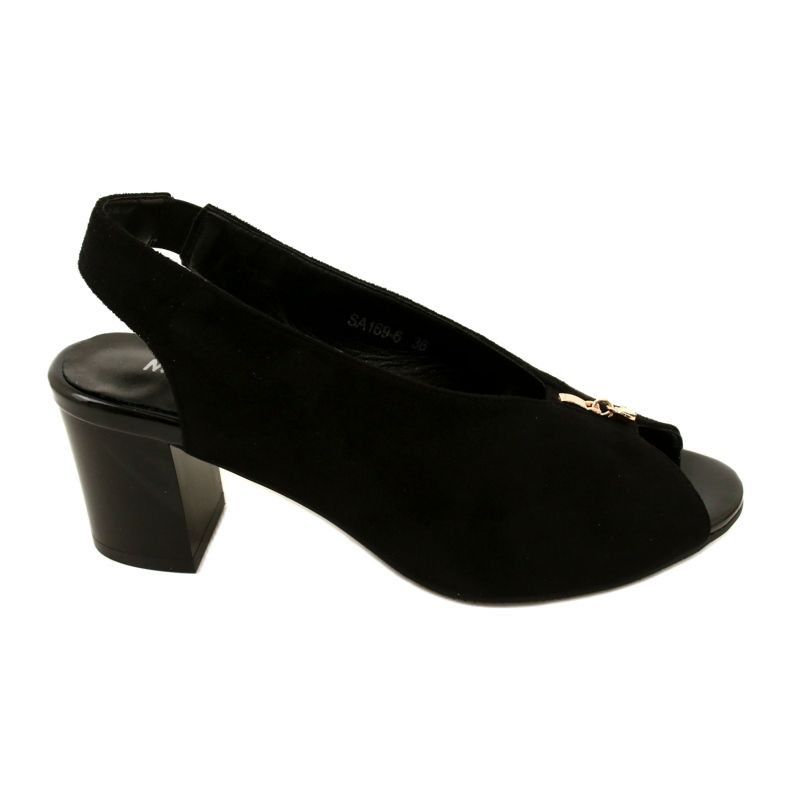 Női szandál a Daszyński Post SA169-6 fekete Női szandál a Daszyński Post SA169-6 fekete