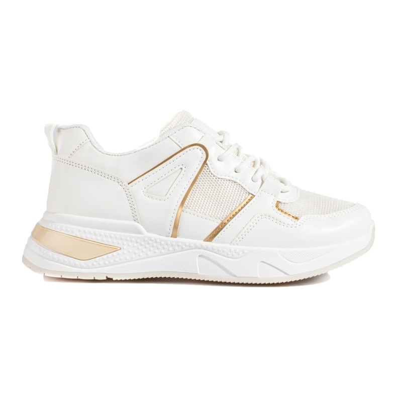 Női fehér tornacipő vastag talpon Shelovet