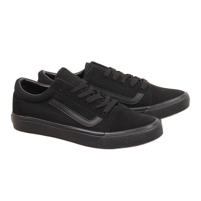 Férfi alacsony fekete tornacipő Atletico WY18081