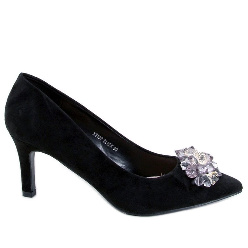 Seastar Breinne Fekete velúr szegecsek kövekkel