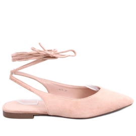 PA1 Dentoni Nude Slingback Ballet Flats bézs
