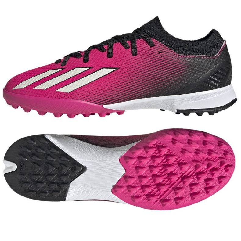 Adidas X Speedportal.3 Tf Jr GZ2465 futballcipő rózsaszín rózsák és lilák