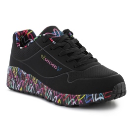 Skechers Lovely Luv 314976L-BKMT cipő fekete