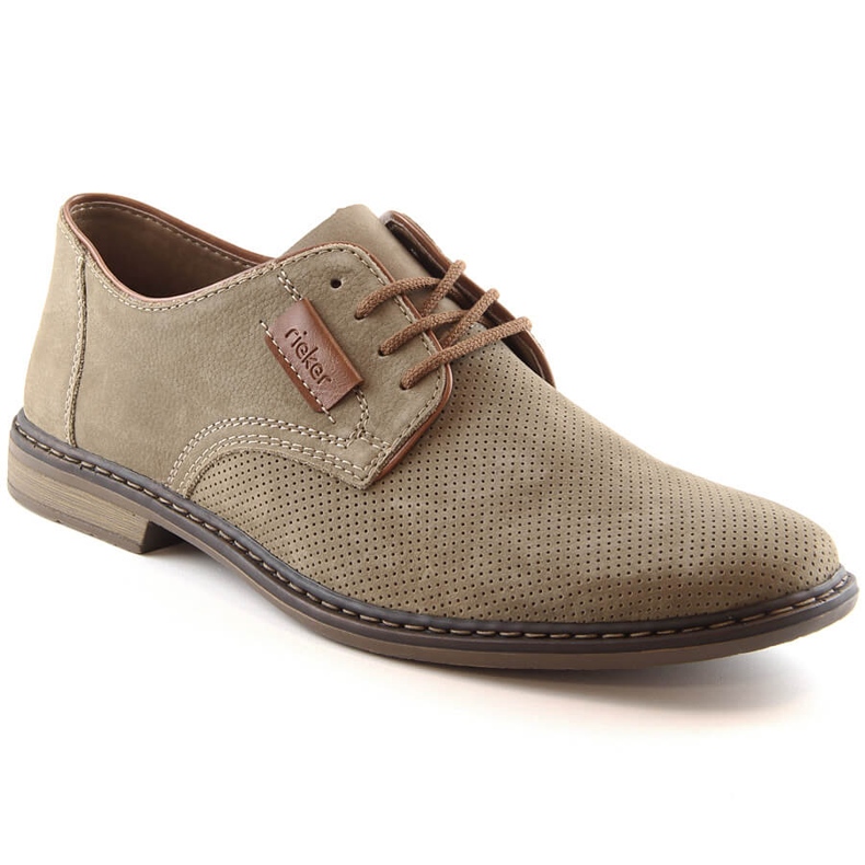 Férfi világosbarna bőr Rieker 13439-25 cipő