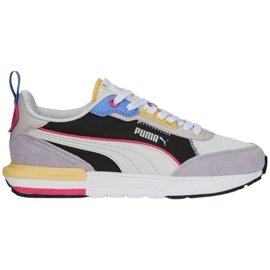 Puma R22 cipő bézs-fekete-lila 383462 24 sokszínű