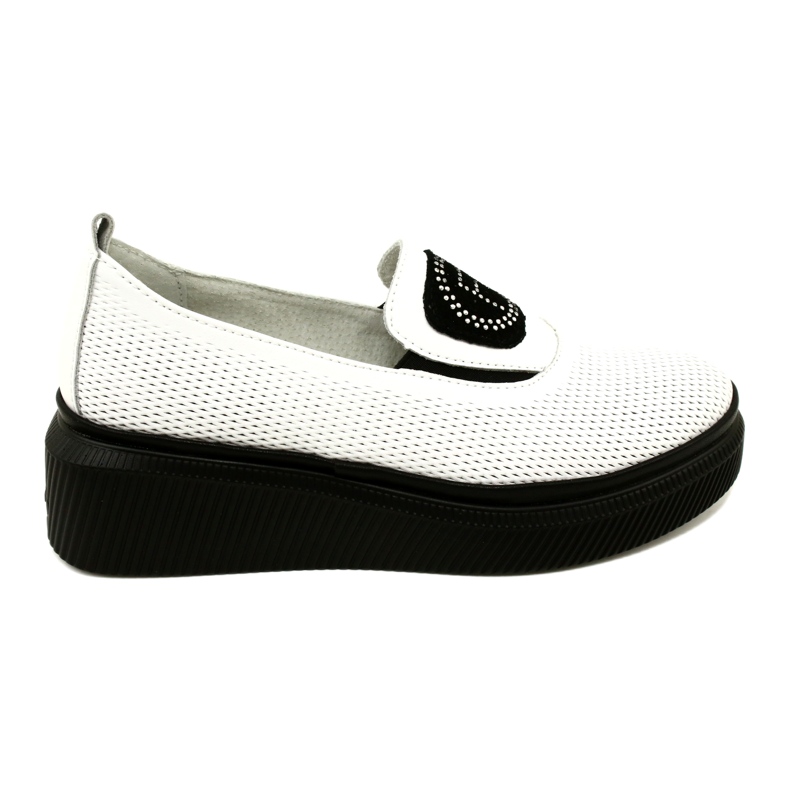 Filippo Fehér stílusos bőr női cipők DP4572/23 WH