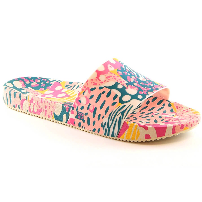 Kényelmes női papucs, rugalmas, illatos többszínű ZAXY Manifestar Color Slide HH285097 sokszínű