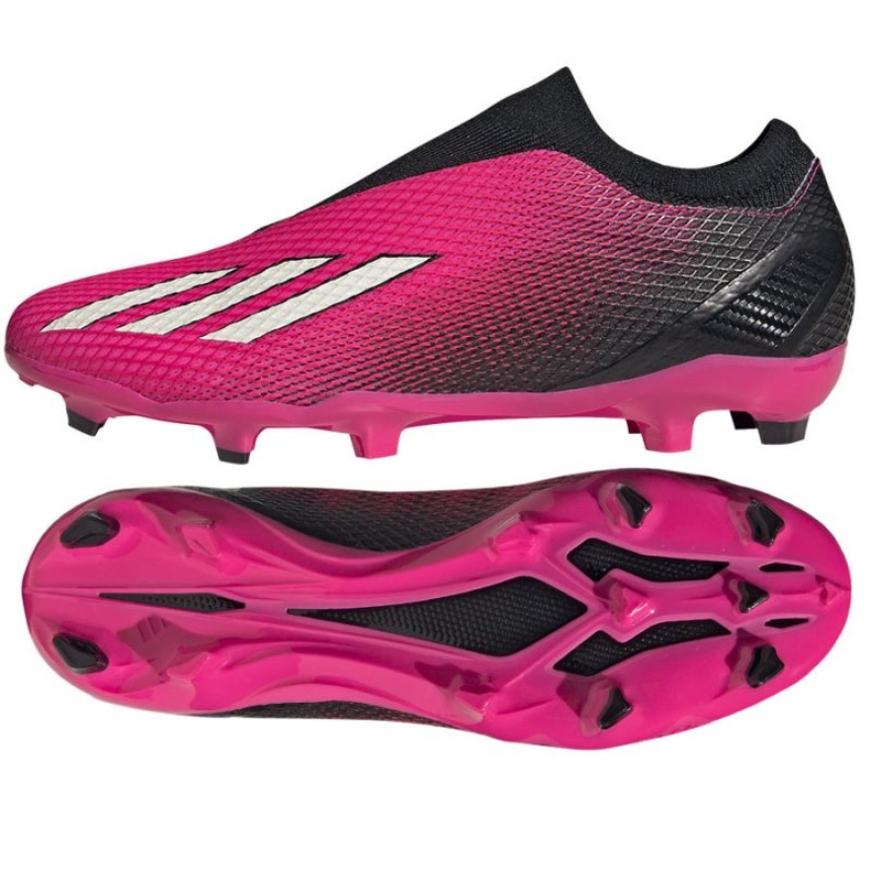 Adidas X Speedportal.3 Fg Ll M GZ5065 futballcipő rózsaszín rózsák és lilák