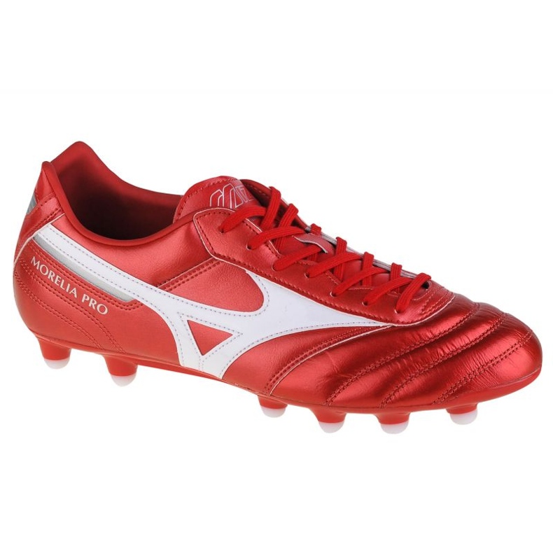 Mizuno Morelia Ii Pro Md M P1GA221360 futballcipő piros narancs és vörös
