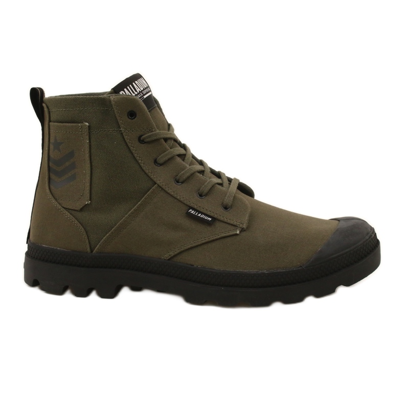 Palladium Pampa Hi Army M 78583-309-M cipő zöld