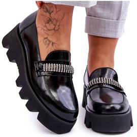 Divatos naplopók az emelvényen, díszítéssel Laura Messi 2600 fekete