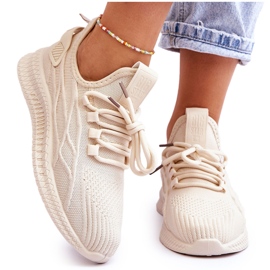 Női felbújós tornacipő Big Star LL274714 Bézs Női felbújós tornacipő Big Star LL274714 Bézs