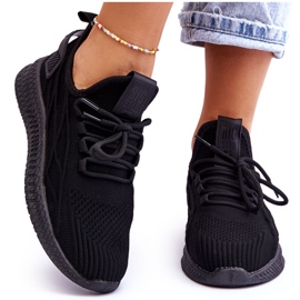 Női felbújós tornacipő Big Star LL274711 fekete Női felbújós tornacipő Big Star LL274711 fekete