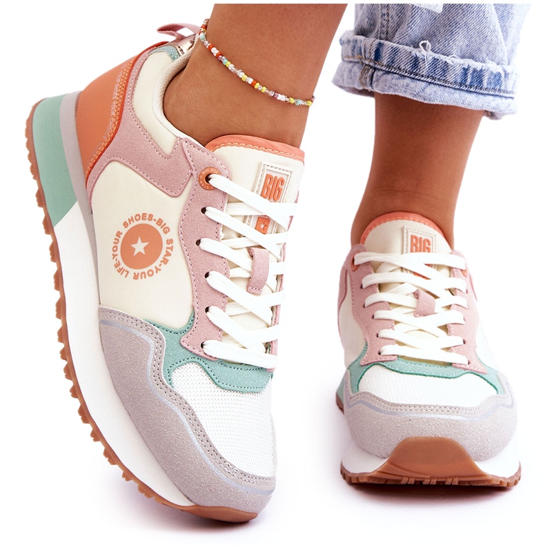 Női tornacipő Memory Foam System Big Star LL274542 Multicolor sokszínű