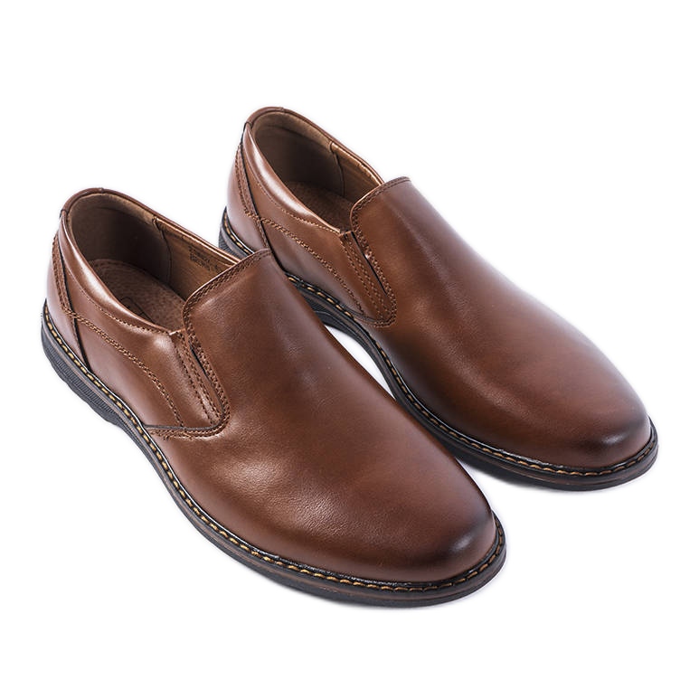 Férfi barna Querry bebújós cipő