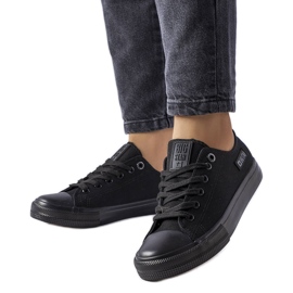 Big Star KK274009 fekete szövet tornacipő