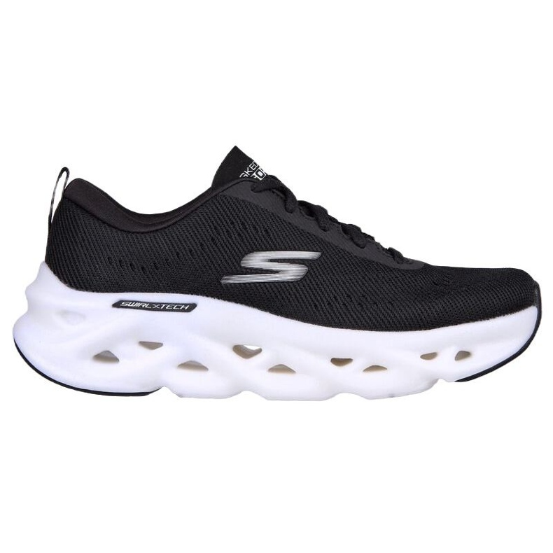 Skechers Go Run Swirl Tech W 128791-BKW fekete