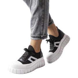 Charpentier fekete platform tornacipő