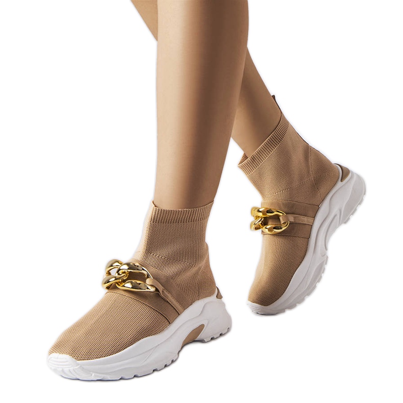 Baptiste barna tornacipő lánccal Baptiste barna tornacipő lánccal