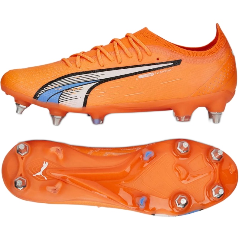 Puma Ultra Ultimate MxSG M 107212 01 cipő narancssárga narancs és vörös Puma Ultra Ultimate MxSG M 107212 01 cipő narancssárga narancs és vörös