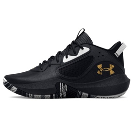 Under Armour Gs Lockdown 6 Jr 3025617 003 kosárlabdacipő fekete fekete