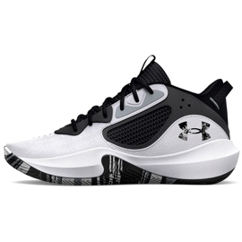 Under Armour Gs Lockdown 6 Jr. 3025617 101 kosárlabdacipő fehér fehér