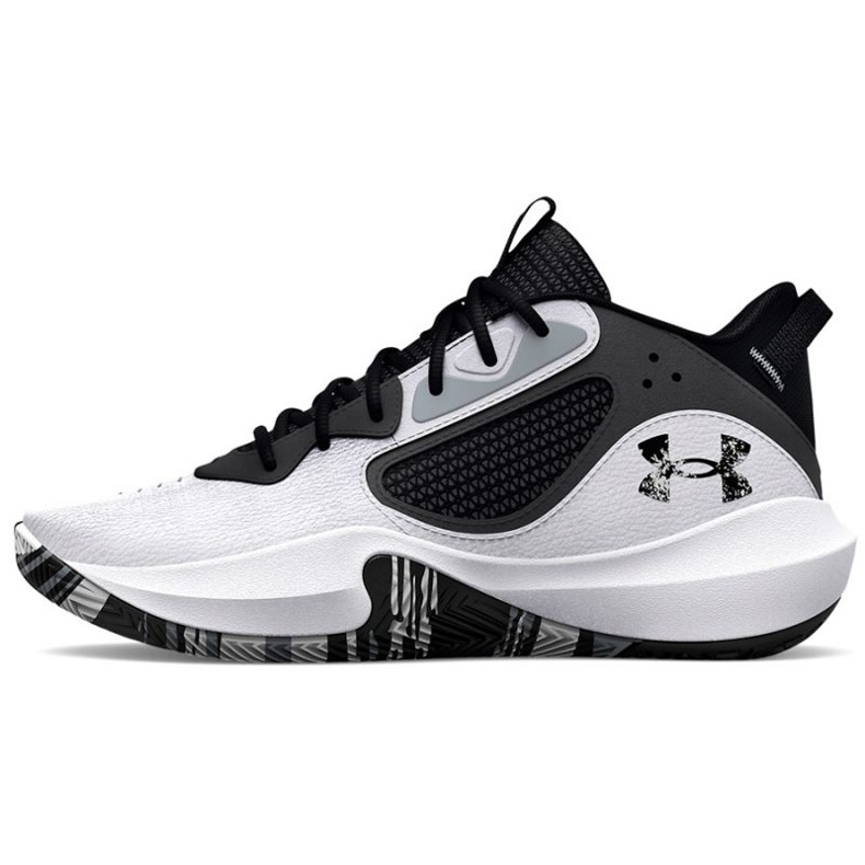 Under Armour Gs Lockdown 6 Jr. 3025617 101 kosárlabdacipő fehér fehér