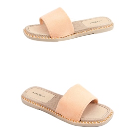 Daniels Orange női velúr papucs narancs