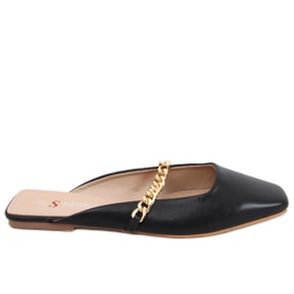 Seastar Chiara Fekete papucs lánccal