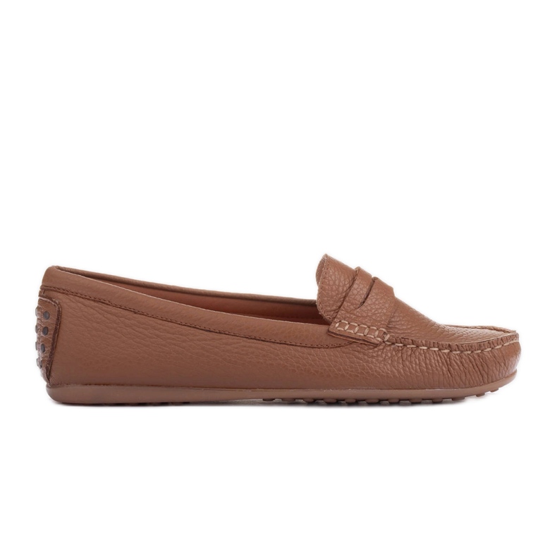 Marco Shoes Loafer rugalmas talppal barna