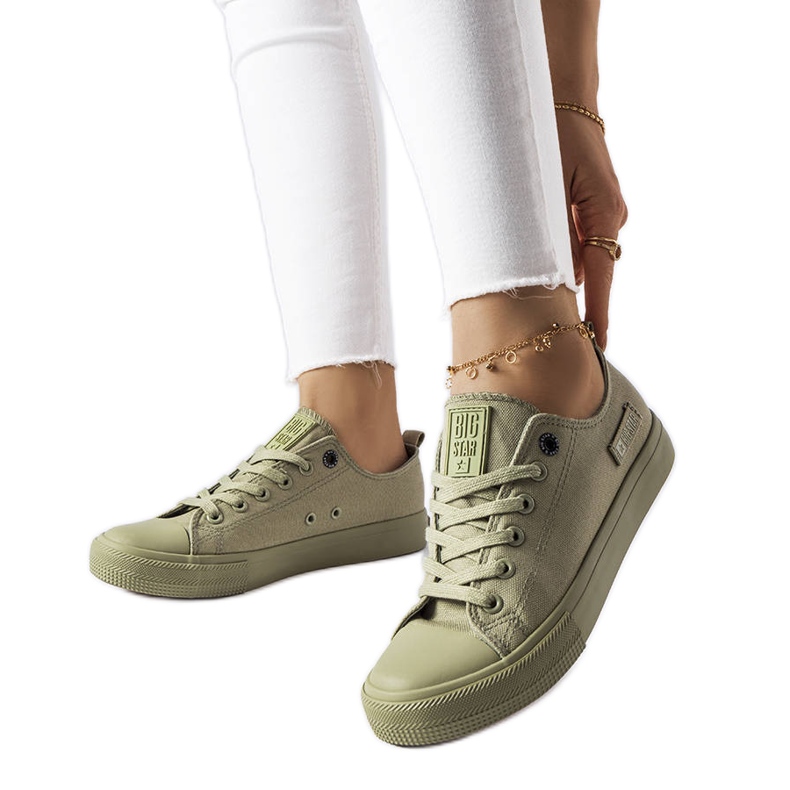 Zöld tornacipő a Big Star LL274028-tól